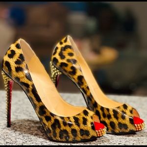 Christian Louboutin Leopard Pump Heels